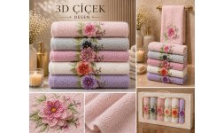 3D ÇİÇEK DESEN